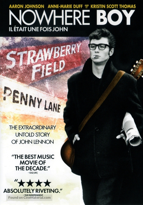 Nowhere Boy - Canadian DVD movie cover