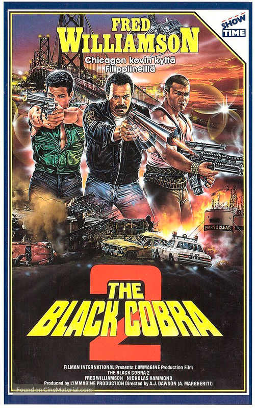 Cobra nero 2 - Finnish VHS movie cover