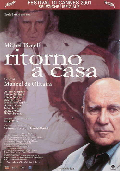 Je rentre &agrave; la maison - Italian Movie Poster
