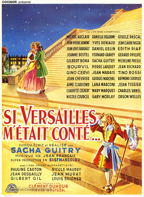 Si Versailles m&#039;&eacute;tait cont&eacute; - French Movie Poster