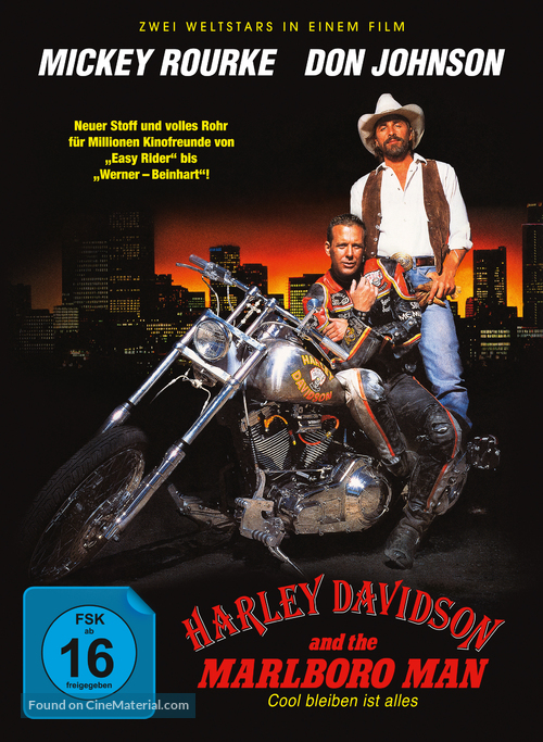 Harley Davidson and the Marlboro Man - German Movie Cover