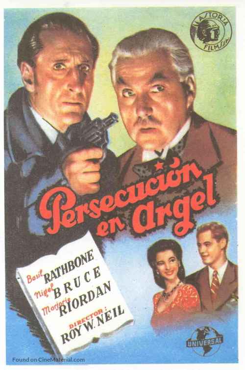Pursuit to Algiers - Spanish Movie Poster