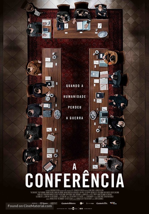 Die Wannseekonferenz - Portuguese Movie Poster