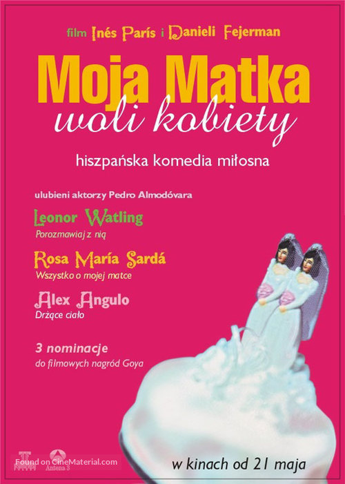 A mi madre le gustan las mujeres - Polish poster