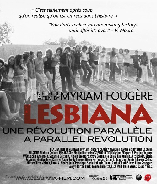 Lesbiana-A Parallel Revolution - Canadian Movie Poster