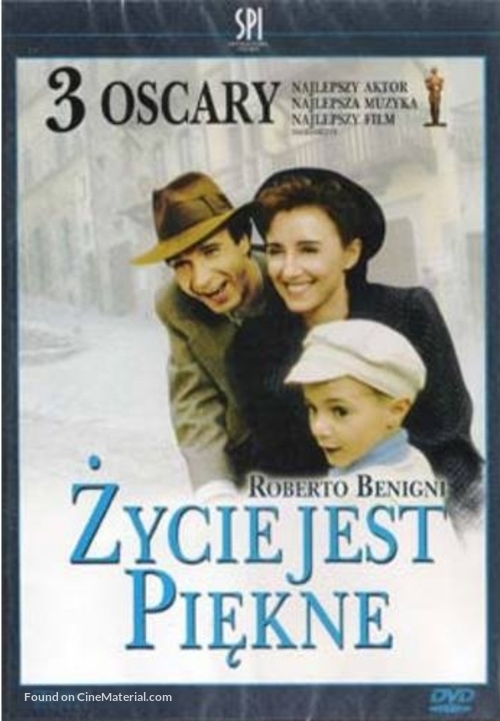La vita &egrave; bella - Polish DVD movie cover