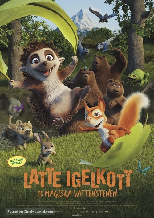 Latte &amp; The Magic Waterstone - Swedish Movie Poster