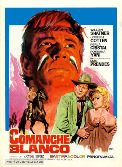Comanche blanco - Mexican Movie Poster