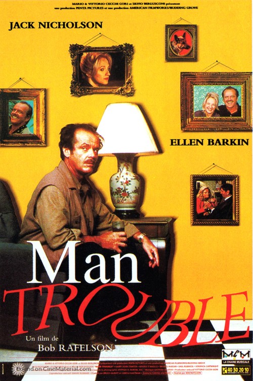 Man Trouble - French Movie Poster