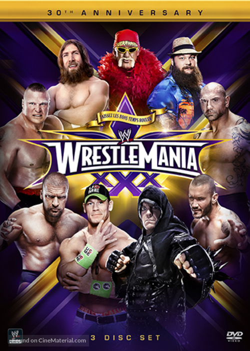 WWE WrestleMania XXX - DVD movie cover