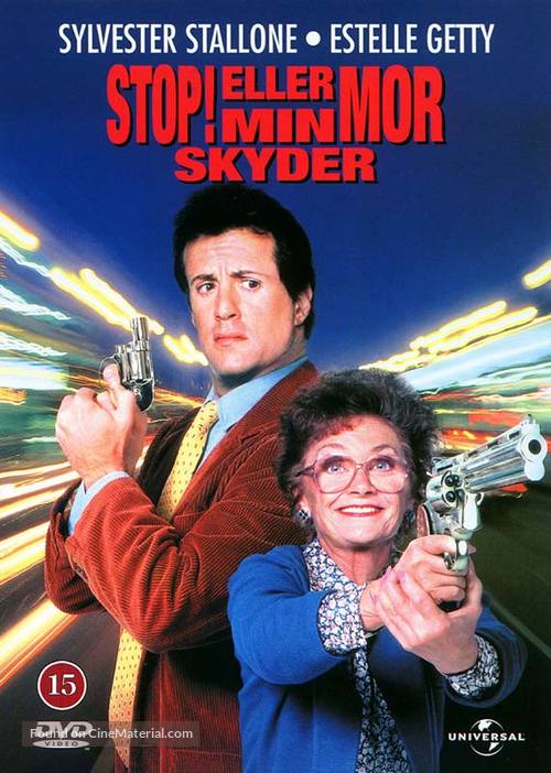 Stop Or My Mom Will Shoot - Danish DVD movie cover