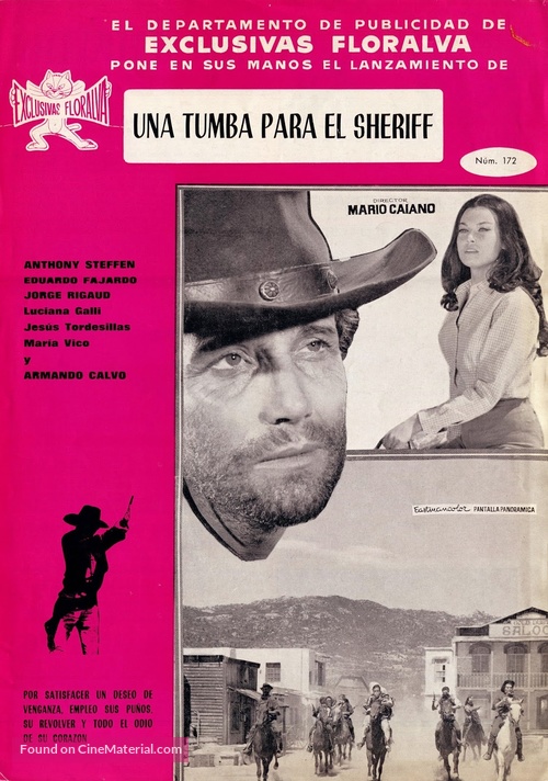 Una bara per lo sceriffo - Spanish poster