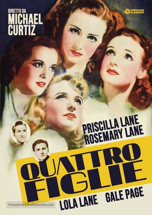 Four Daughters - Italian DVD movie cover