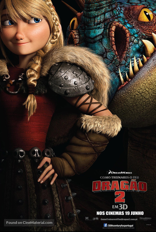 How to Train Your Dragon 2 - Portuguese Movie Poster