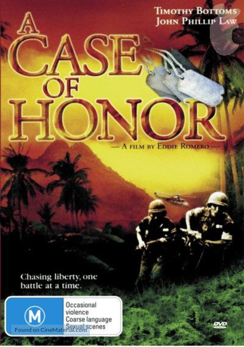 A Case of Honor - Australian DVD movie cover