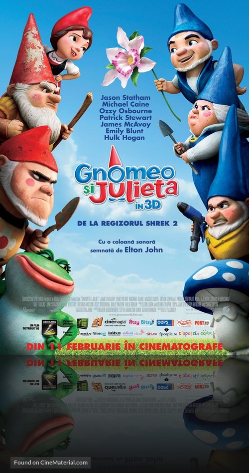 Gnomeo &amp; Juliet - Romanian Movie Poster