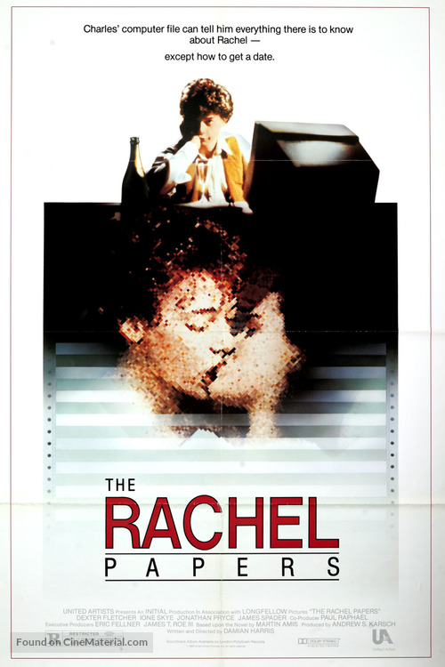 The Rachel Papers - Movie Poster