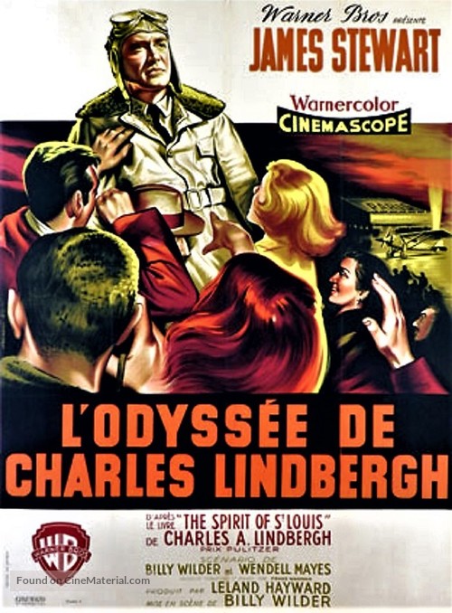 The Spirit of St. Louis - French Movie Poster