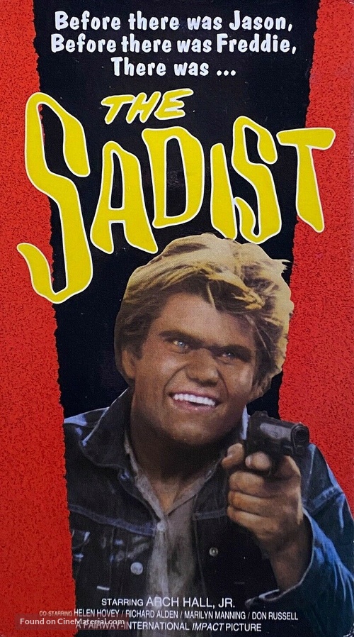 The Sadist - VHS movie cover