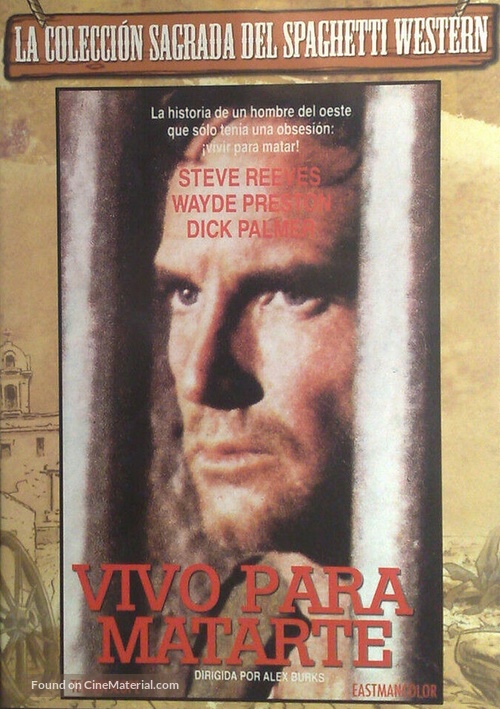 Vivo per la tua morte - Spanish DVD movie cover