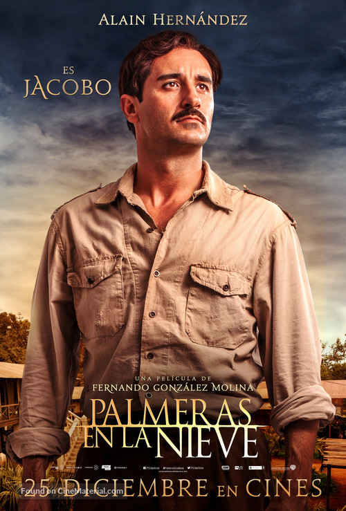Palmeras en la nieve - Spanish Movie Poster