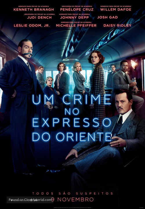 Murder on the Orient Express - Portuguese Movie Poster