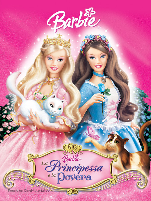 Barbie as the Princess and the Pauper - Italian Movie Cover