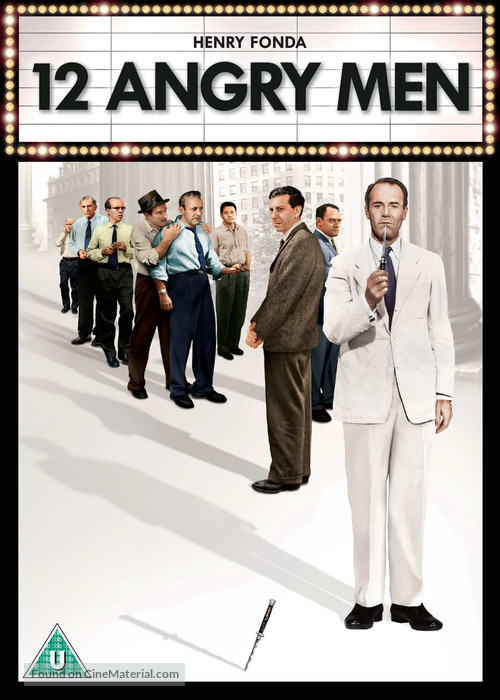 12 Angry Men - British DVD movie cover