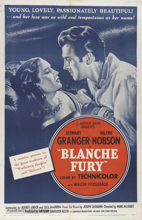 Blanche Fury - Movie Poster