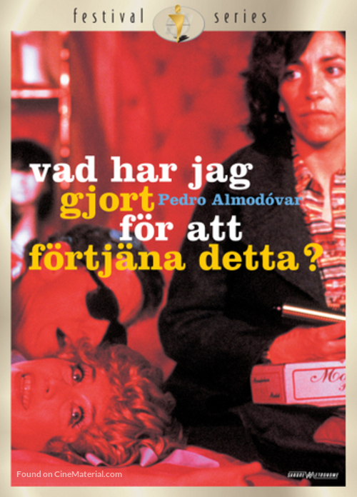 &iquest;Qu&eacute; he hecho yo para merecer esto!! - Swedish DVD movie cover