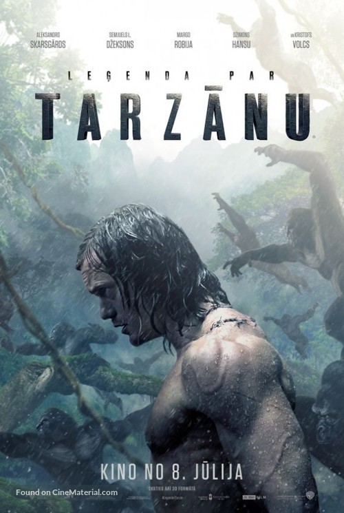 The Legend of Tarzan - Latvian Movie Poster