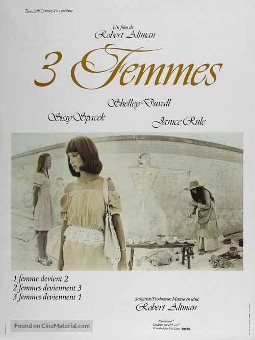 3 Women - French Movie Poster