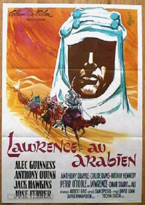 Lawrence of Arabia - Swedish Movie Poster