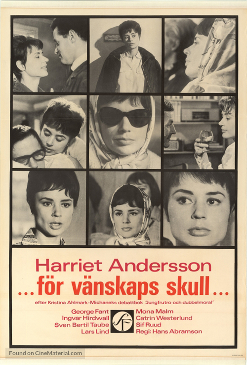 ...f&ouml;r v&auml;nskaps skull... - Swedish Movie Poster
