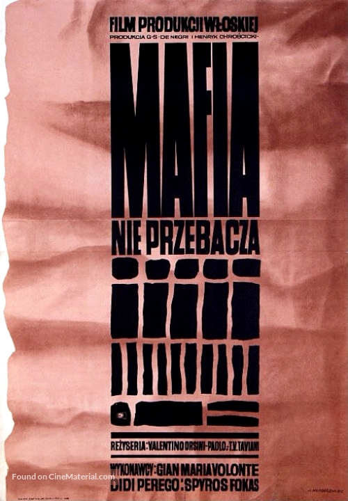 Un uomo da bruciare - Polish Movie Poster