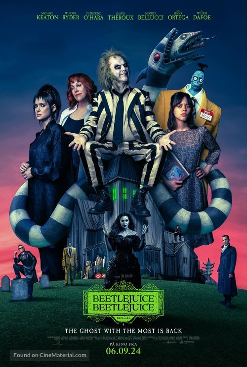 Beetlejuice Beetlejuice - Norwegian Movie Poster