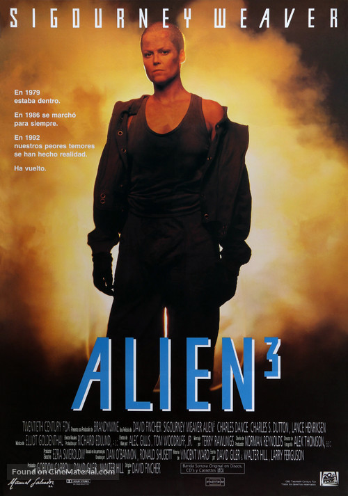 Alien 3 - Spanish Movie Poster