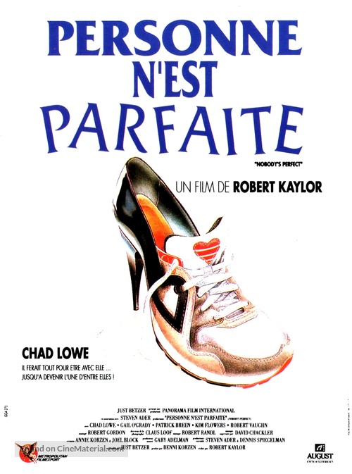 Nobody&#039;s Perfect - French Movie Poster