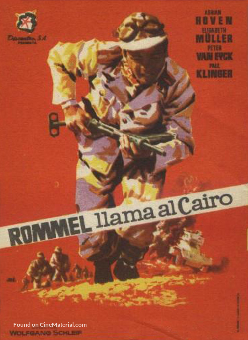 Rommel ruft Kairo - Spanish Movie Poster