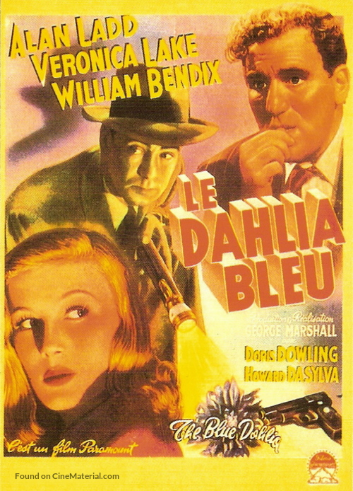 The Blue Dahlia - Belgian Movie Poster