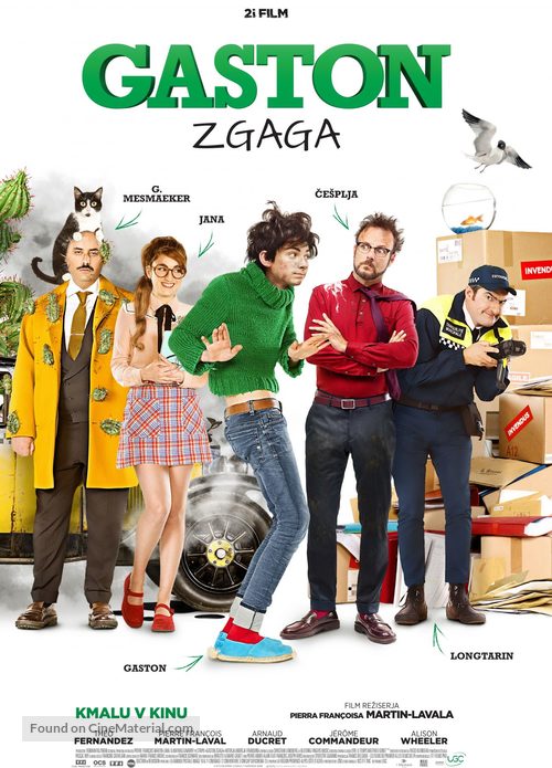 Gaston Lagaffe - Slovenian Movie Poster