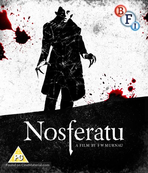 Nosferatu, eine Symphonie des Grauens - British Blu-Ray movie cover