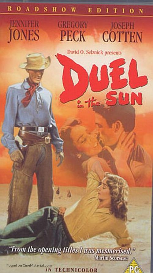 Duel in the Sun - British VHS movie cover