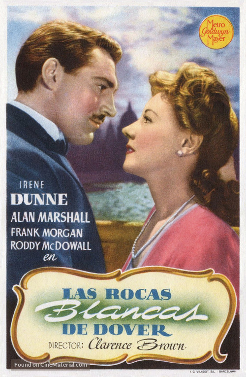 The White Cliffs of Dover - Spanish Movie Poster