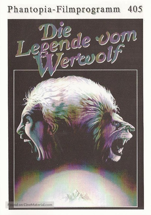 Legend of the Werewolf - German poster