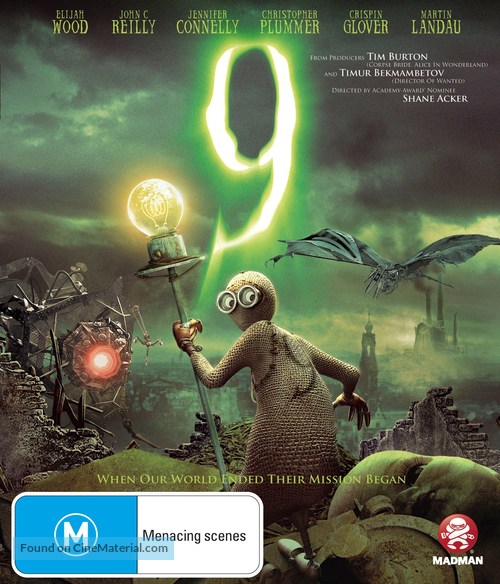 9 - Australian Blu-Ray movie cover