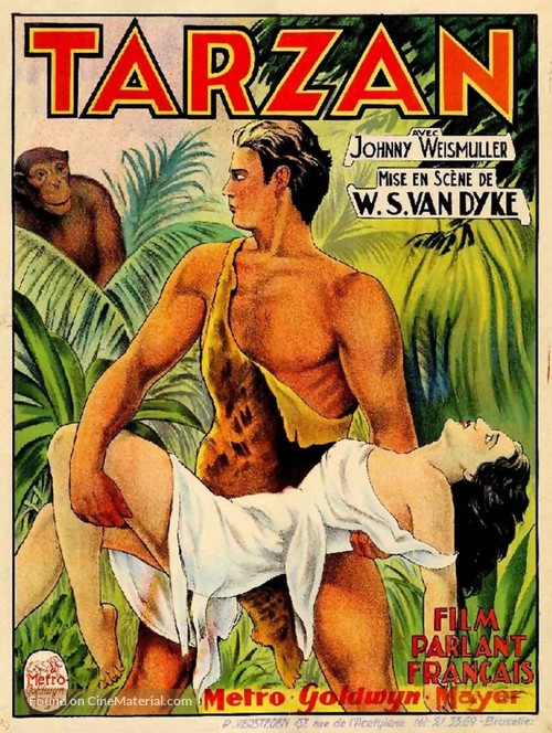 Tarzan the Ape Man - Belgian Movie Poster