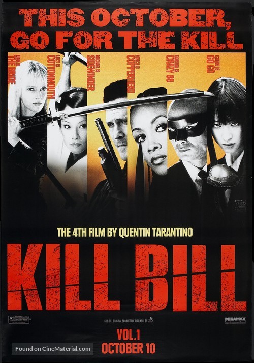 Kill Bill: Vol. 1 - British Advance movie poster