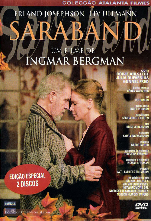 Saraband - Portuguese DVD movie cover