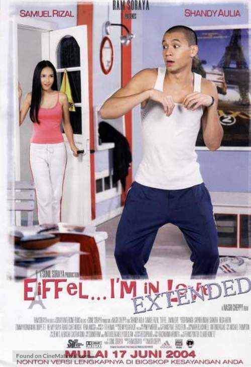 Eiffel I&#039;m in Love - Indonesian Movie Poster